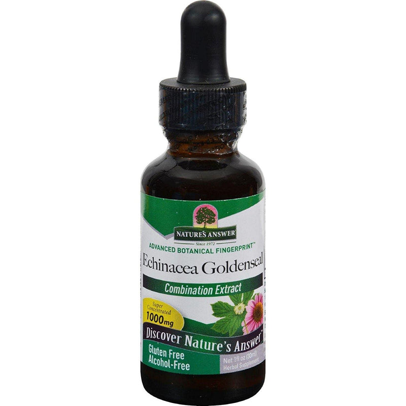 Echinacea/Goldenseal Extract No Alcohol Nature's Answer 1 oz Liquid - Vitamins Emporium