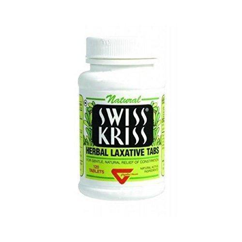 Swiss Kriss Herbal Laxative Tablets 120 ea ( Packs of 2) - Vitamins Emporium