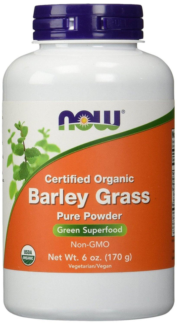Barley Grass Organic Now Foods 6 oz Powder - Vitamins Emporium