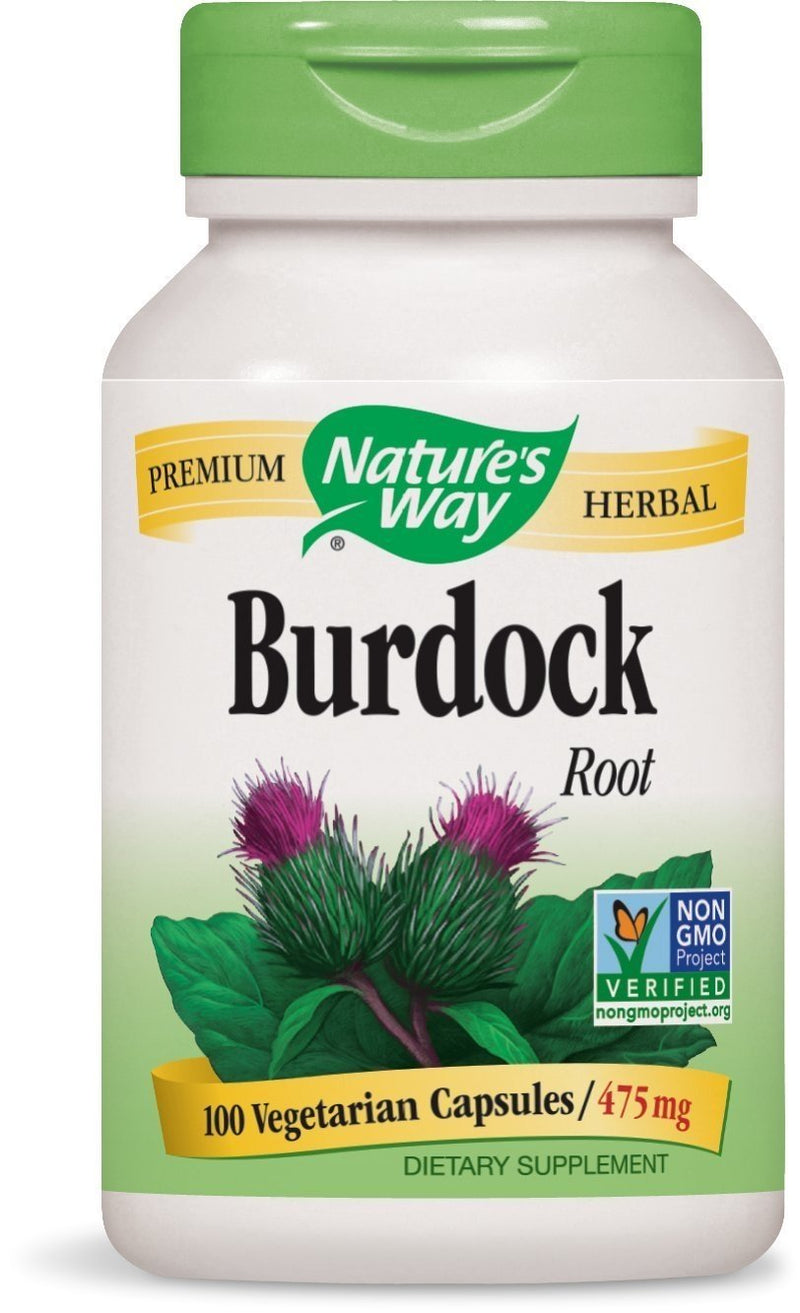 Nature's Way Burdock Root (COG), 100 Capsules (Pack of 2) - Vitamins Emporium