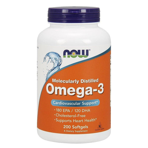 NOW Omega-3 1000 mg, 100 Softgels - Vitamins Emporium
