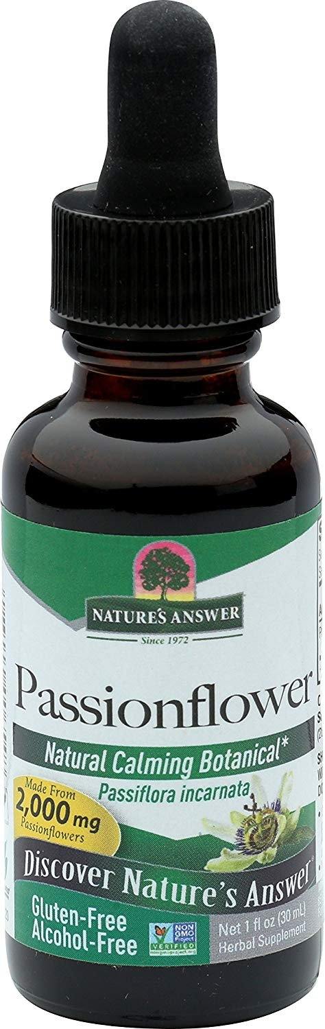 Nature's Answer Alcohol-Free Passionflower, 1-Fluid Ounce - Vitamins Emporium