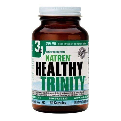 Natren Healthy Trinity Dairy Free Capsules, 30-Count - Vitamins Emporium
