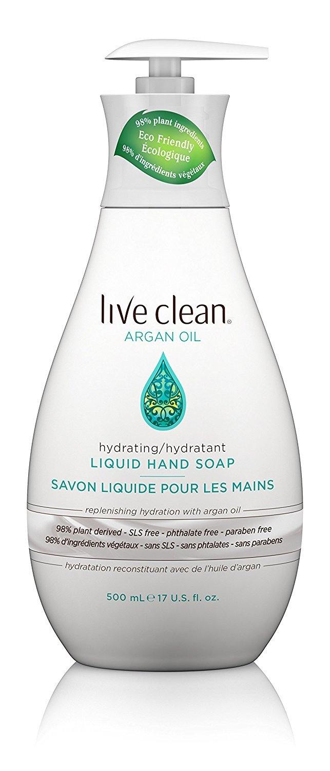Live Clean Argan Oil Replenishing Liquid Hand Soap, 17 oz. - Vitamins Emporium