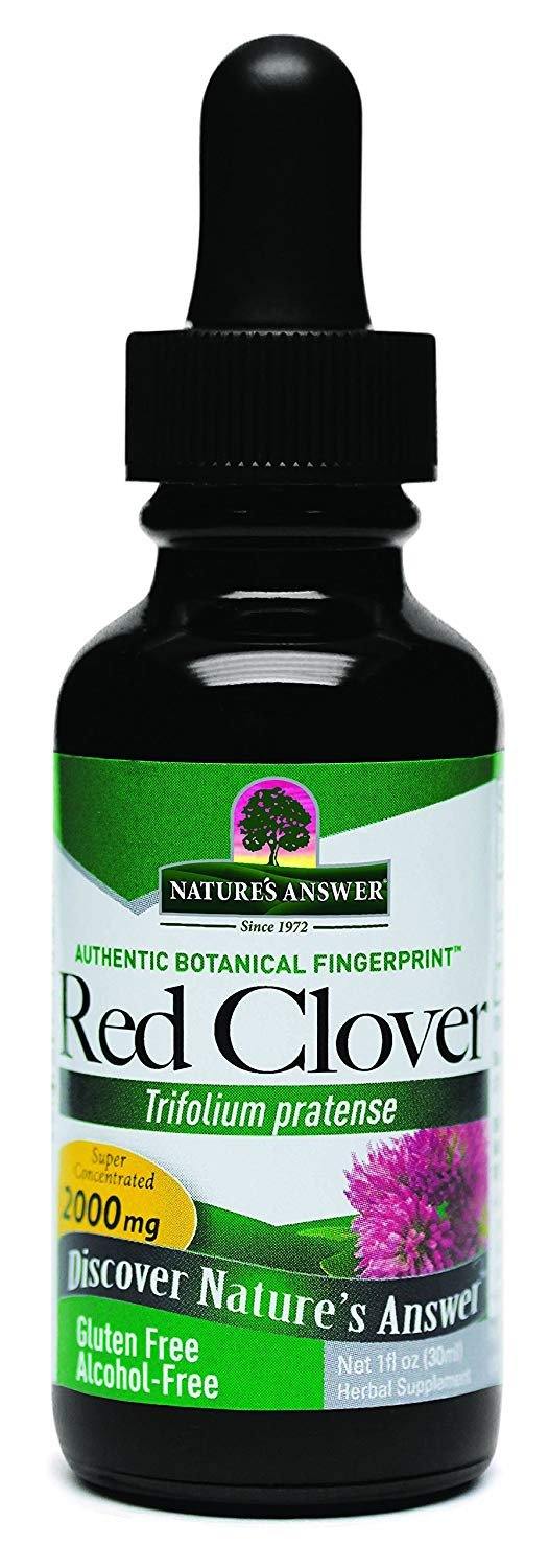 Nature's Answer Alcohol-Free Red Clover Flowering Tops, 1-Fluid Ounce - Vitamins Emporium